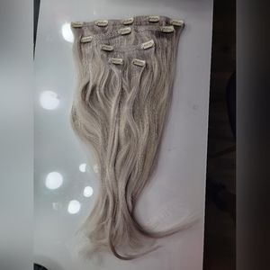 Zala Clip-in Extensions 5 piece Ice Queen Platinum